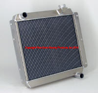 Toyota FJ40 Type Radiator; custom aluminum radiator; racing raidator 